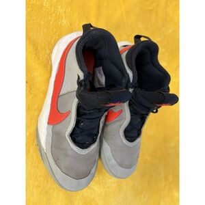 Nike TEAM HUSTLEDX Big Boys 5.5Y CW6735-006 Gray Basketball Shoes Sneackers